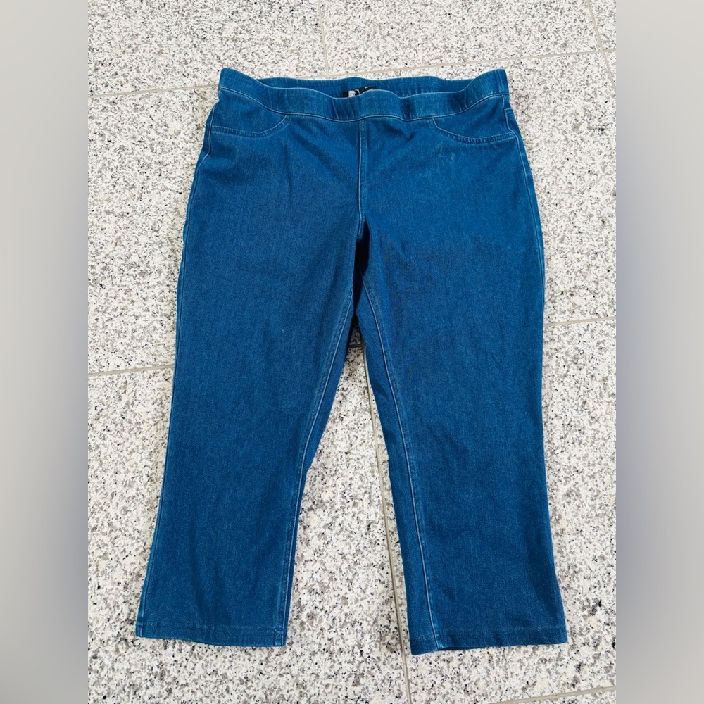 ZAC & RACHEL Women's Deep Blue Jeggings, Size XL